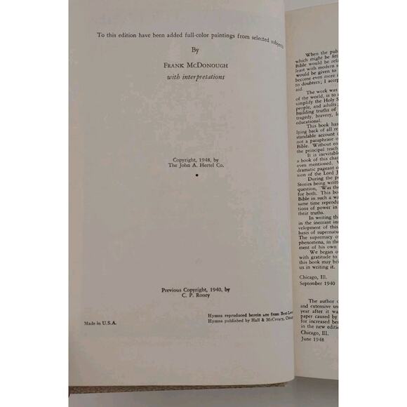 Beautiful Bible Stories Book Roney Hertel Christian Educational Vintage Inspire - Picture 6 of 16